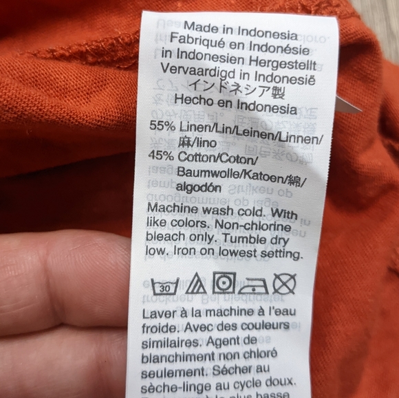 Madewell Burnt Orange Tee Shirt - Picture 7 of 8